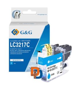 G&G inktcartridge | Brother LC3217C | Cyaan